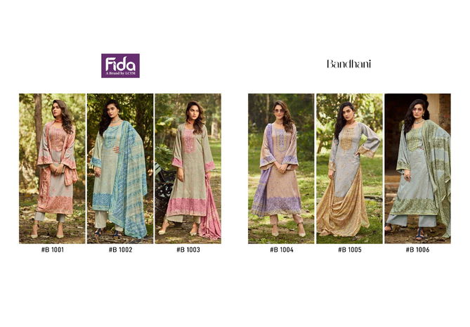 Bandhani By Fida Printed Fine Cotton Dress Material Wholesale Clothing Suppliers In India